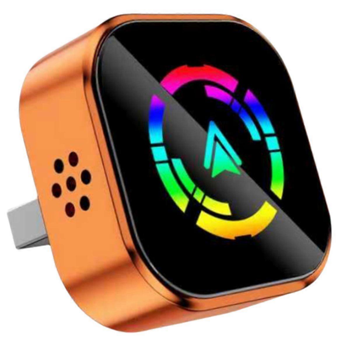 2in1 Wireless Carplay Android AUTO Adapter Smart AI Box WiFi & Bluetooth Voice Control Wired CarPlay