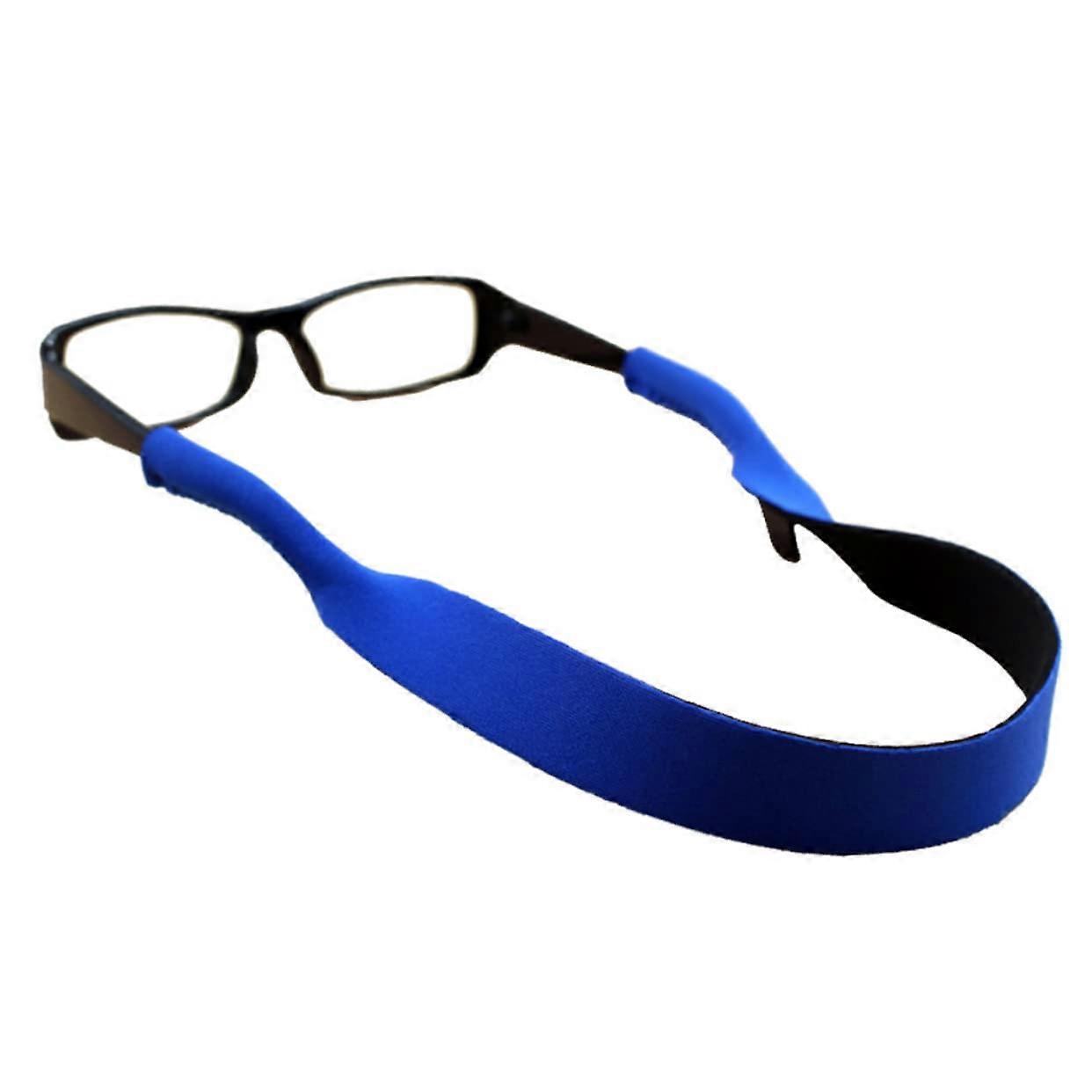 3 Pack Sports Eyeglasses Strap with Adjustable Neck Cord for Swimming, Running, and Sunglasses – Blue