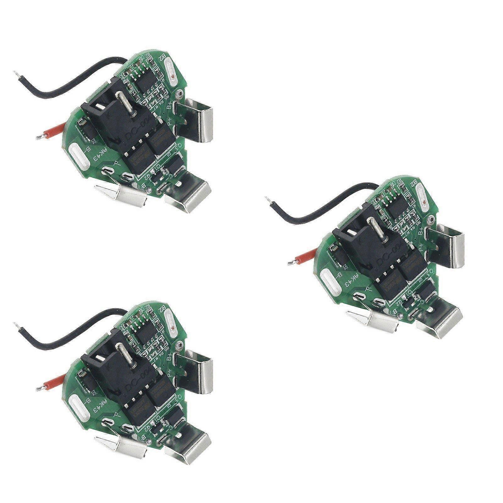 3Cell 18650 Lithiums Battery Balancer Board 12.6V 8A Overcurrent Protections Module for Power Tool Energy Storage Multicolor