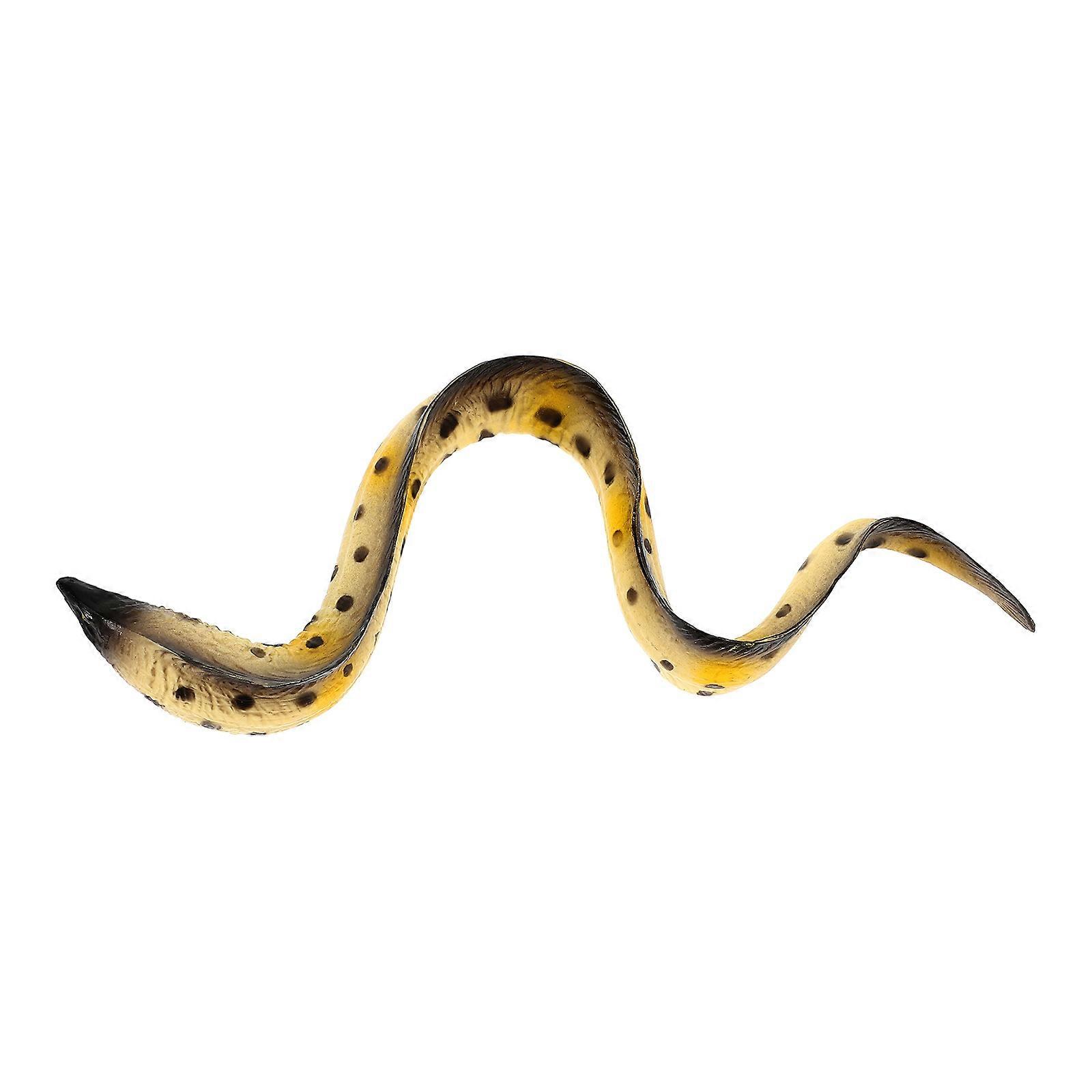 Simulation Animals Model Eel Figurine Teaching Aid For Children Classroom Use 1Pack