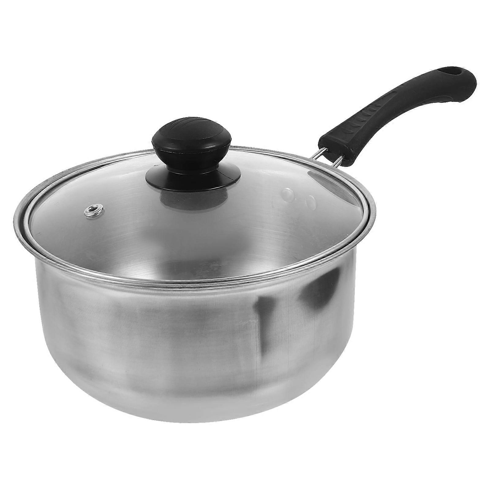 Mini Cooker Single Handle Small Milk Pot Soup Chocolate for Dips Nonstick Saucepan Baby