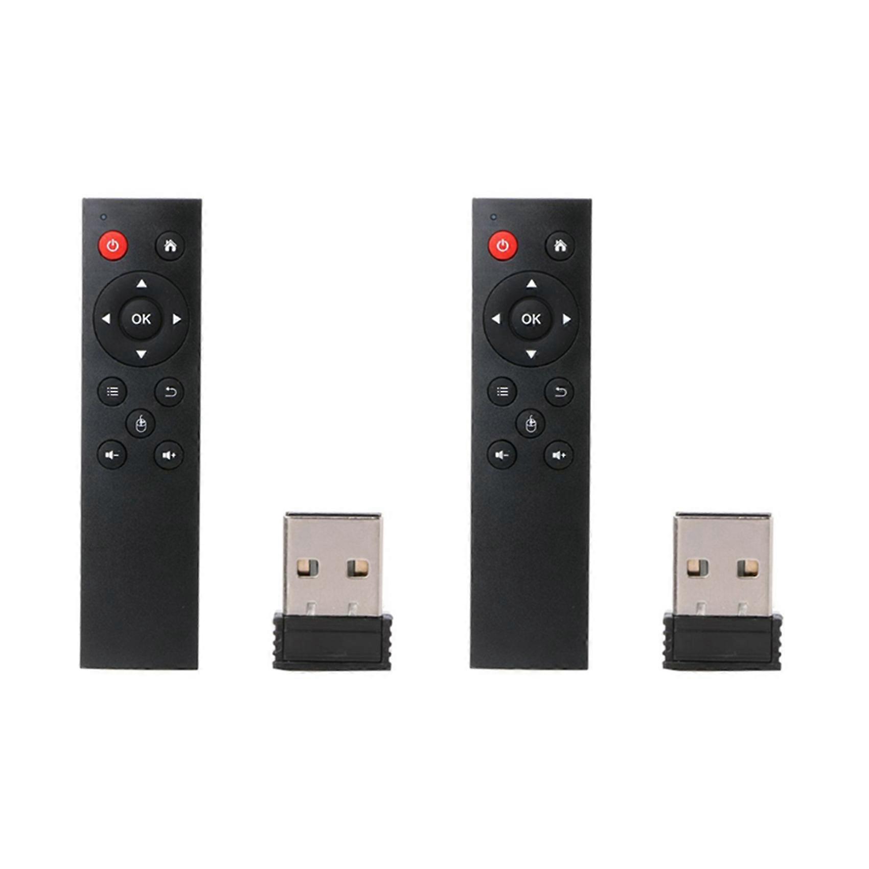 2X Universal 2.4G Wireless Air Mouse Keyboard Remote Control For PC Android TV Box