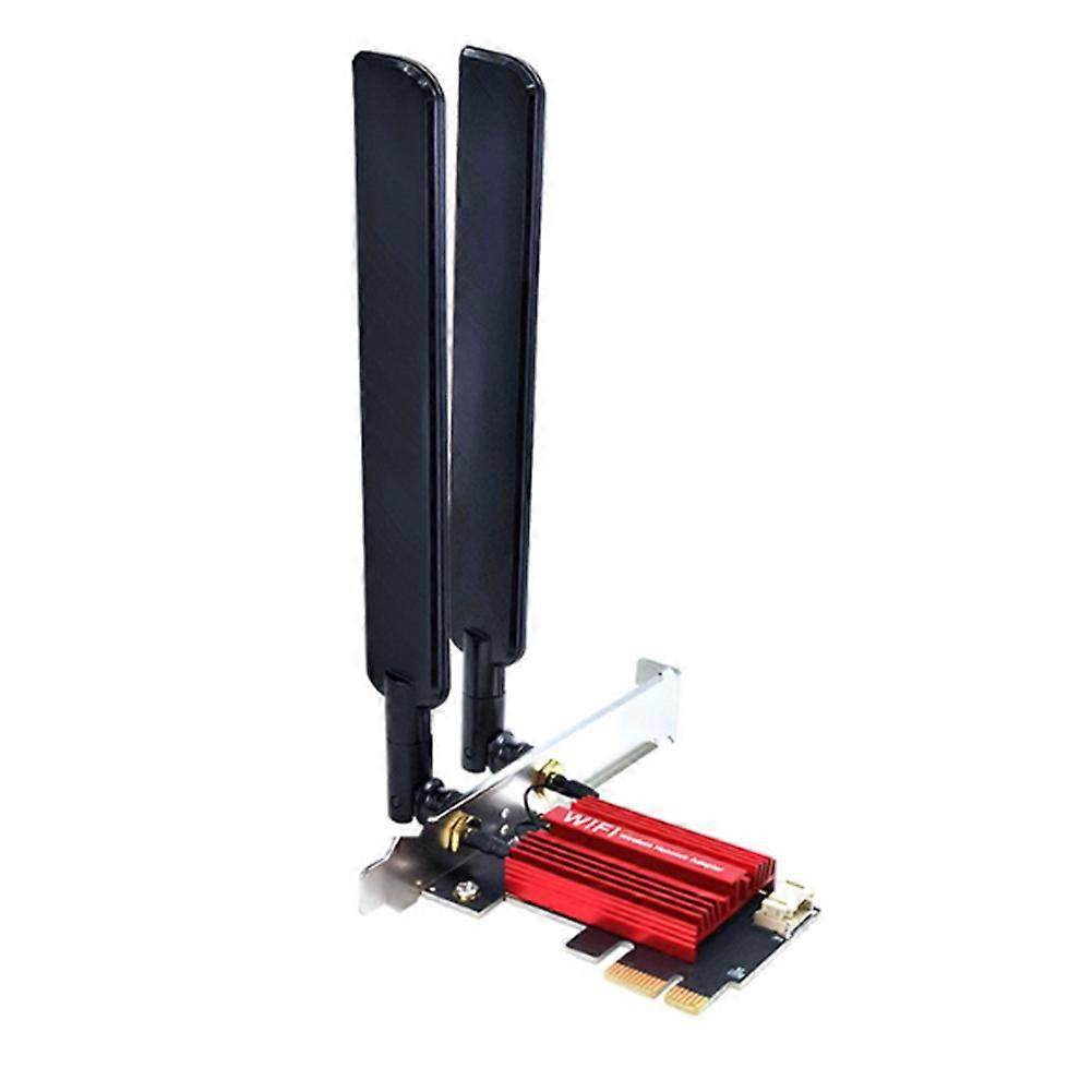 WiFi7 MT7927 Card +12DB Antenna 2.4G/5G/6G Tri-Band 8774M MT7927 Wireless WiFi Card BT5.4 Gigabit Wireless Network Card