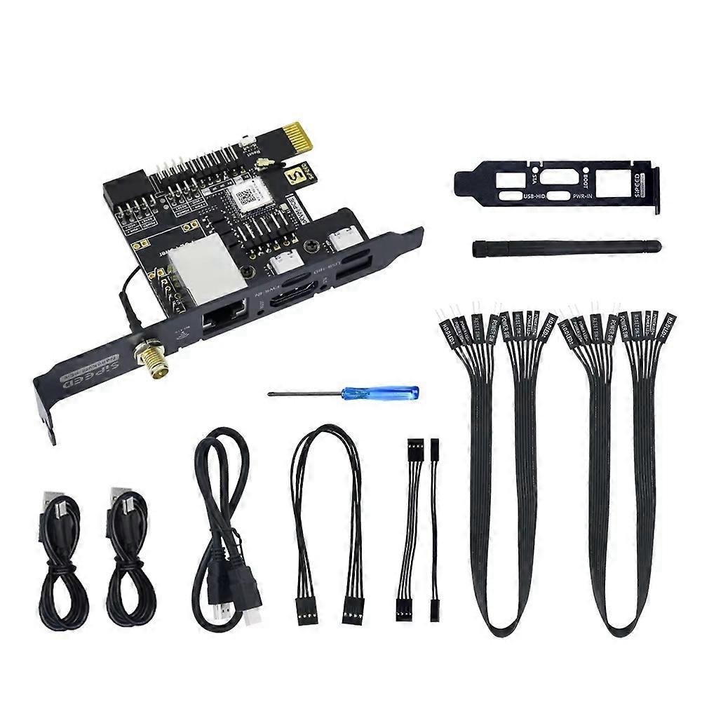 NanoKVM-PCIe PiKVM Mini Remote Control Operation and Maintenance Server with PCIE WIFI, NanoKVM-PCIe-WIFI-Kit