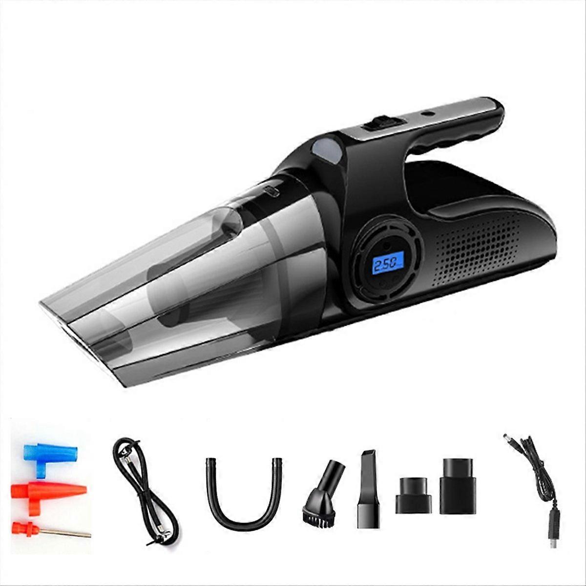 5000PA Wireless Car Vacuum Cleaner Handheld Auto Mini Vacuum Cleaner Inflatable Lighting