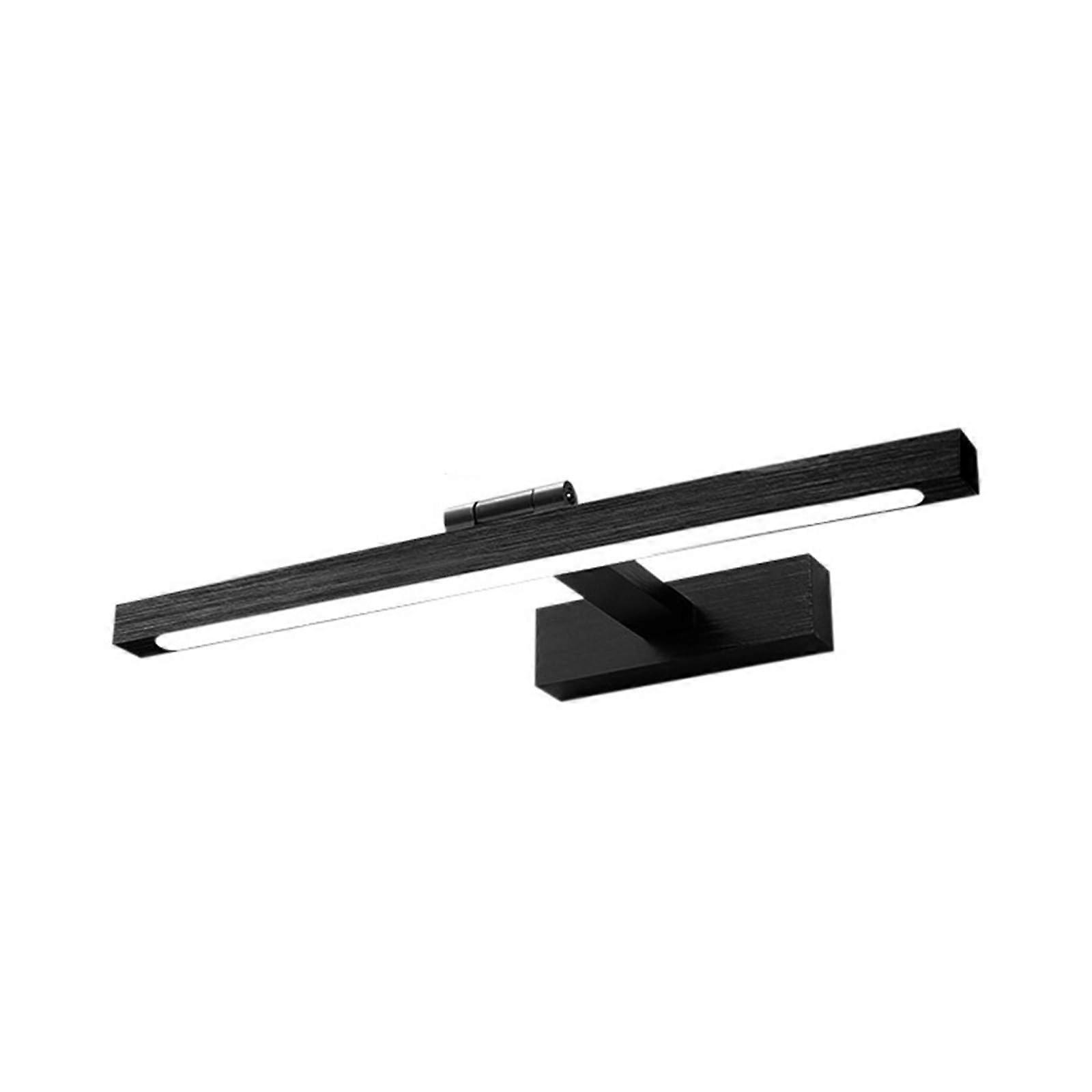 LED Wall Light Modern Bathroom Lamp Black 40cm Soft Lighting Easy Install for Home Decor