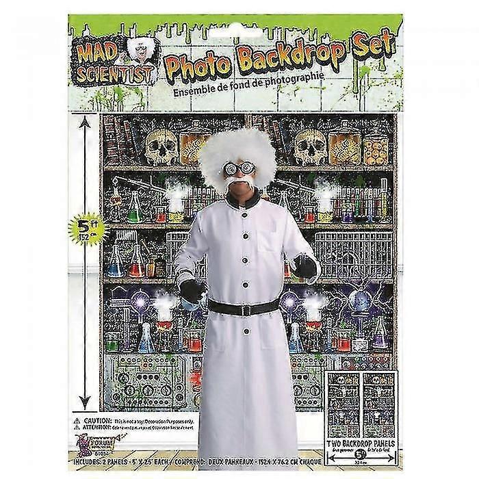 Bristol Novelty Halloween Mad Scientist Lab Back Drop (Pack de 2)