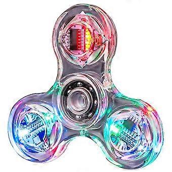 Fidget Spinner 2-pack, lichtgevend sensorisch fidgetspeelgoed voor volwassenen en kinderen van 4-8-12 jaar met autisme en ADHD, kerstcadeautjes voor in de kerstsok, glow-in-the-dark speelgoed tegen angst.