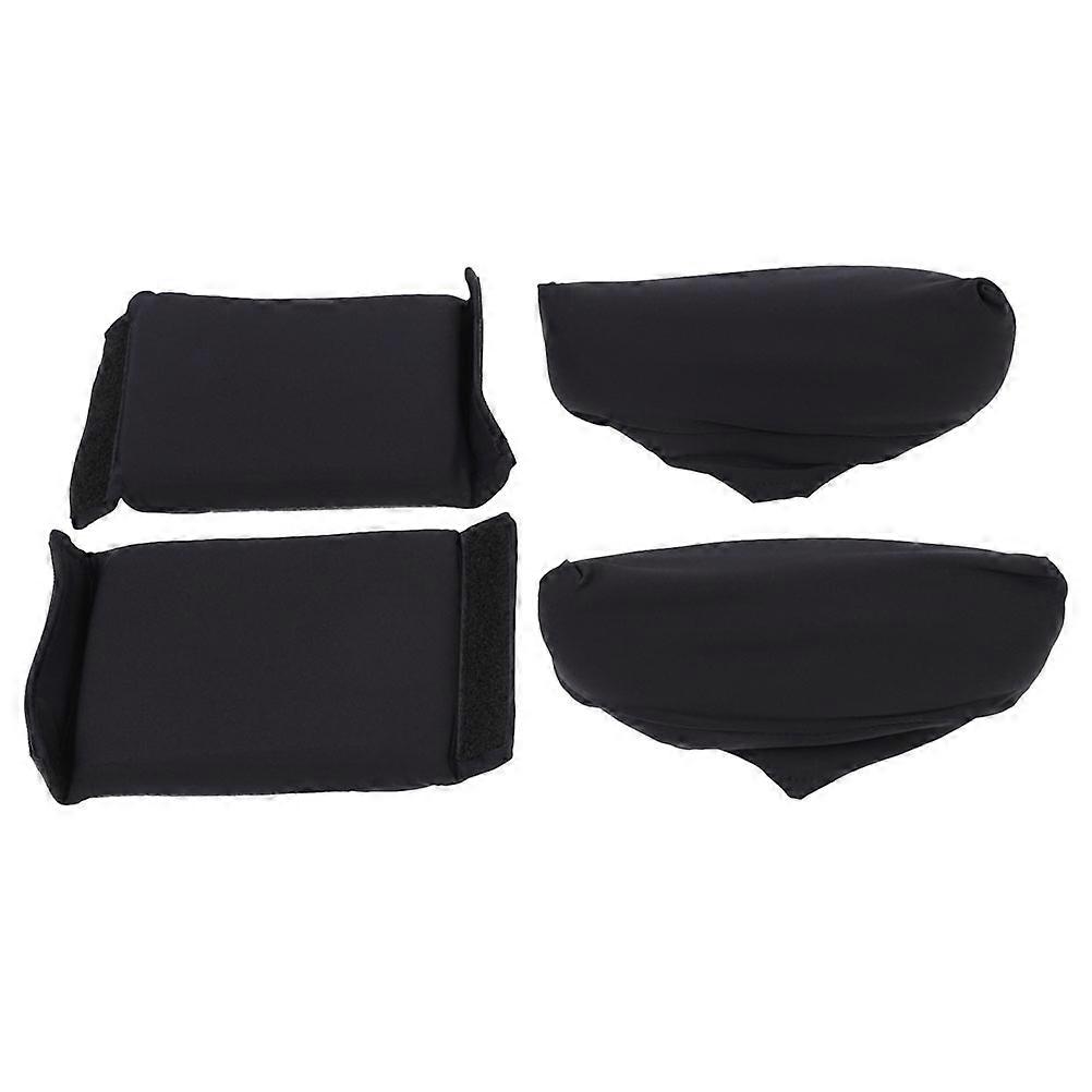 Crutch Pads Comfortable Cushion for Walking Stick Use 1Set Black