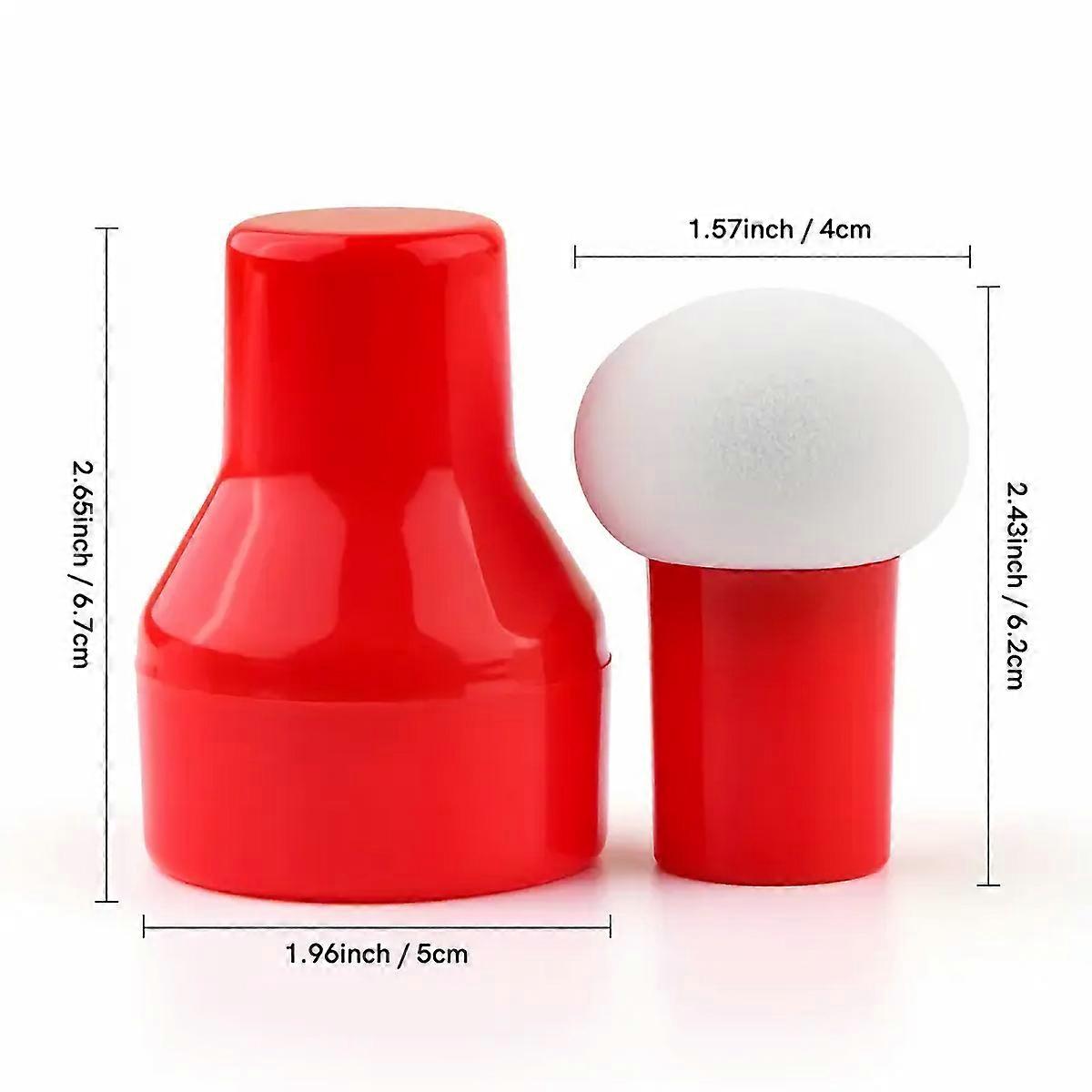 2pcs Random Color Vibrant Craft Ink Blenders - Precision Paper Pouncers with Easy-Grip Handles & Durable Storage Case for Scrap