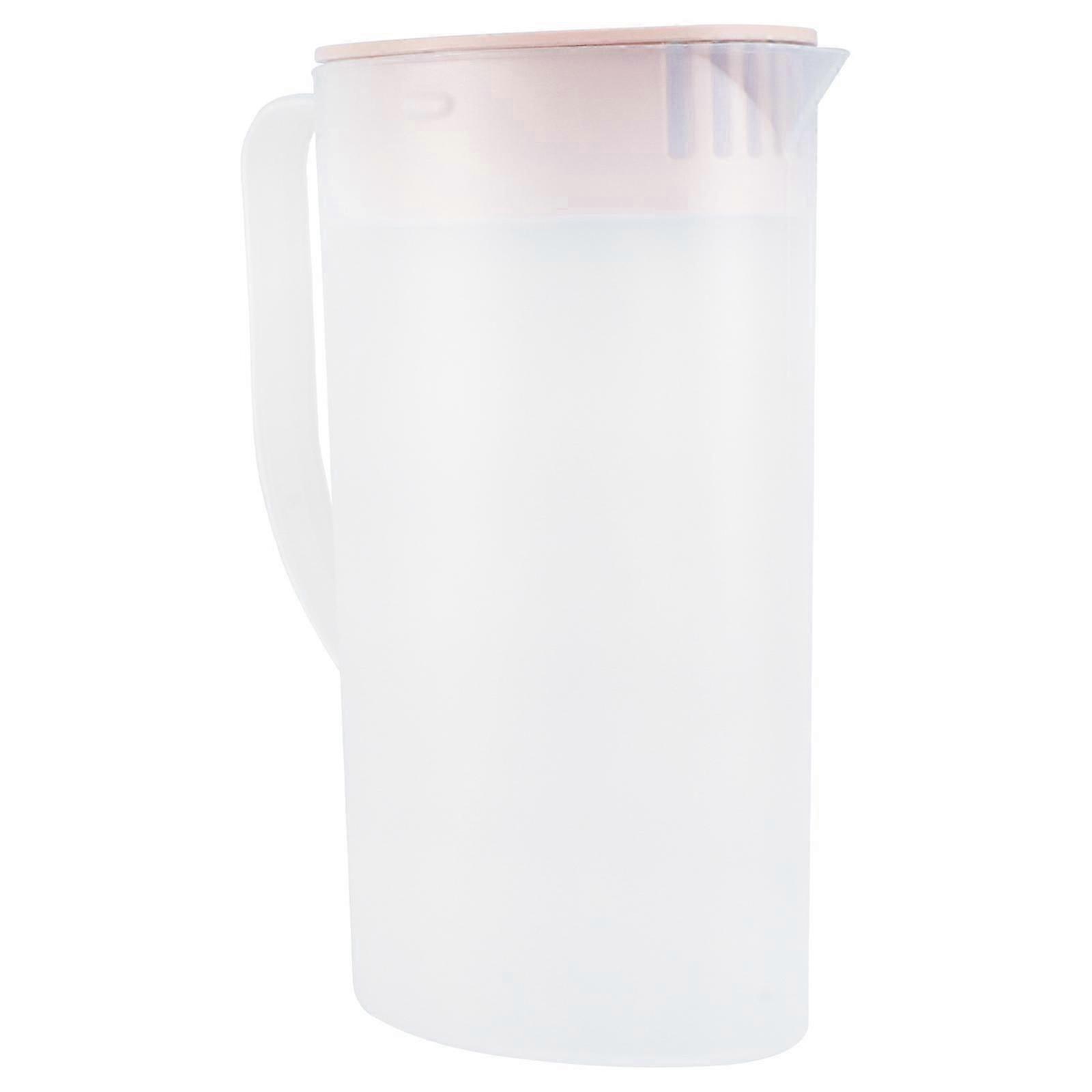 clear water container, easy -shape nozzle, fits picnic baskets
