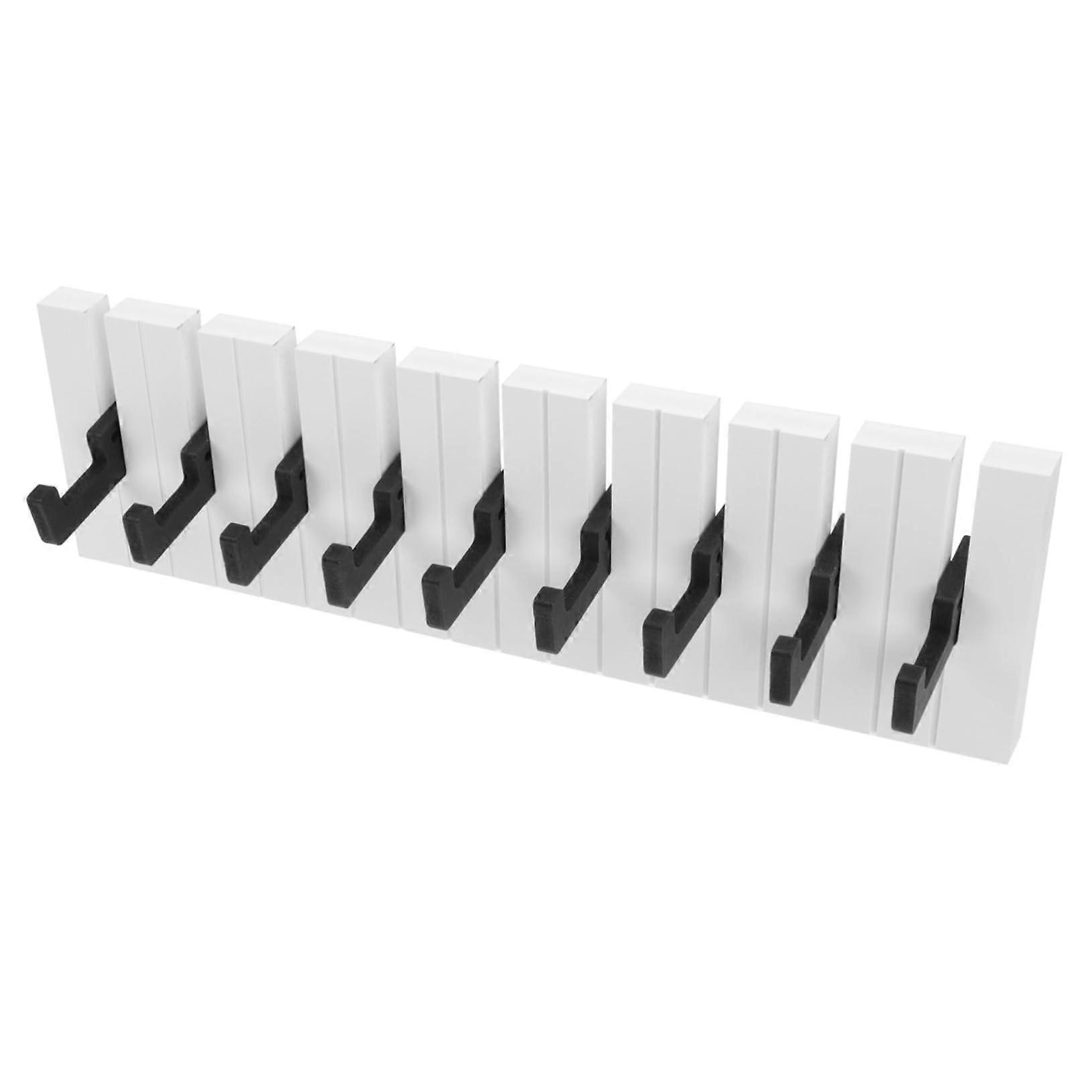 Wall Mounted Coat Rack with Space Saving Hat and Coat Hooks for Entryway Bedroom or Nursery