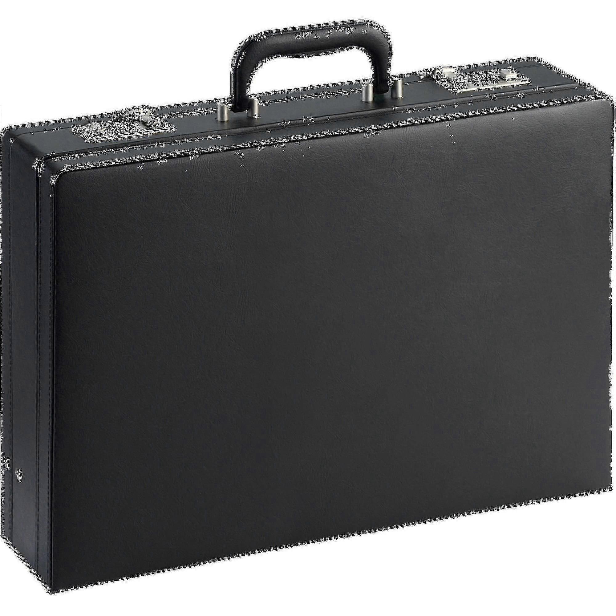 Expandable Leather Large Storage Briefcases With Lock