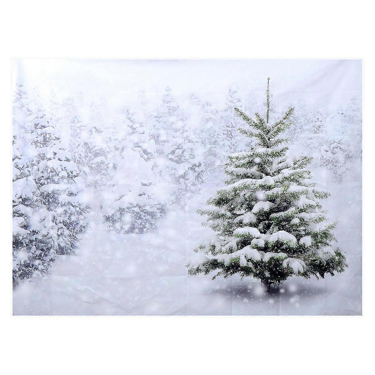 Christmas Backdrop Photography Background Cloth 3D Christmas Tree 3Pcs