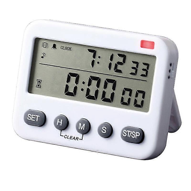 Dual Digital Timer With 3-level Adjustable Alarm Volume On/off Switch