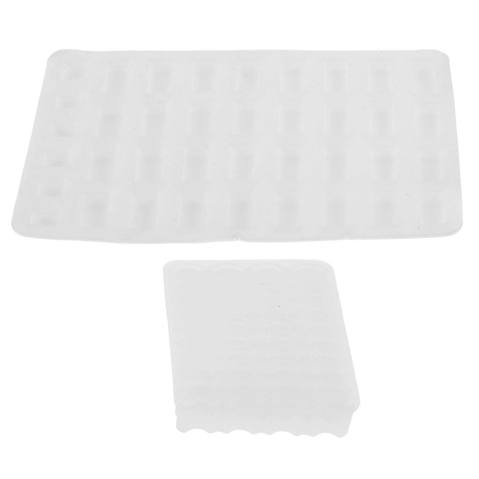 Miniature Brick Mold for DIY 2pcs White Silicone Tool Set Small Brick Making Mold