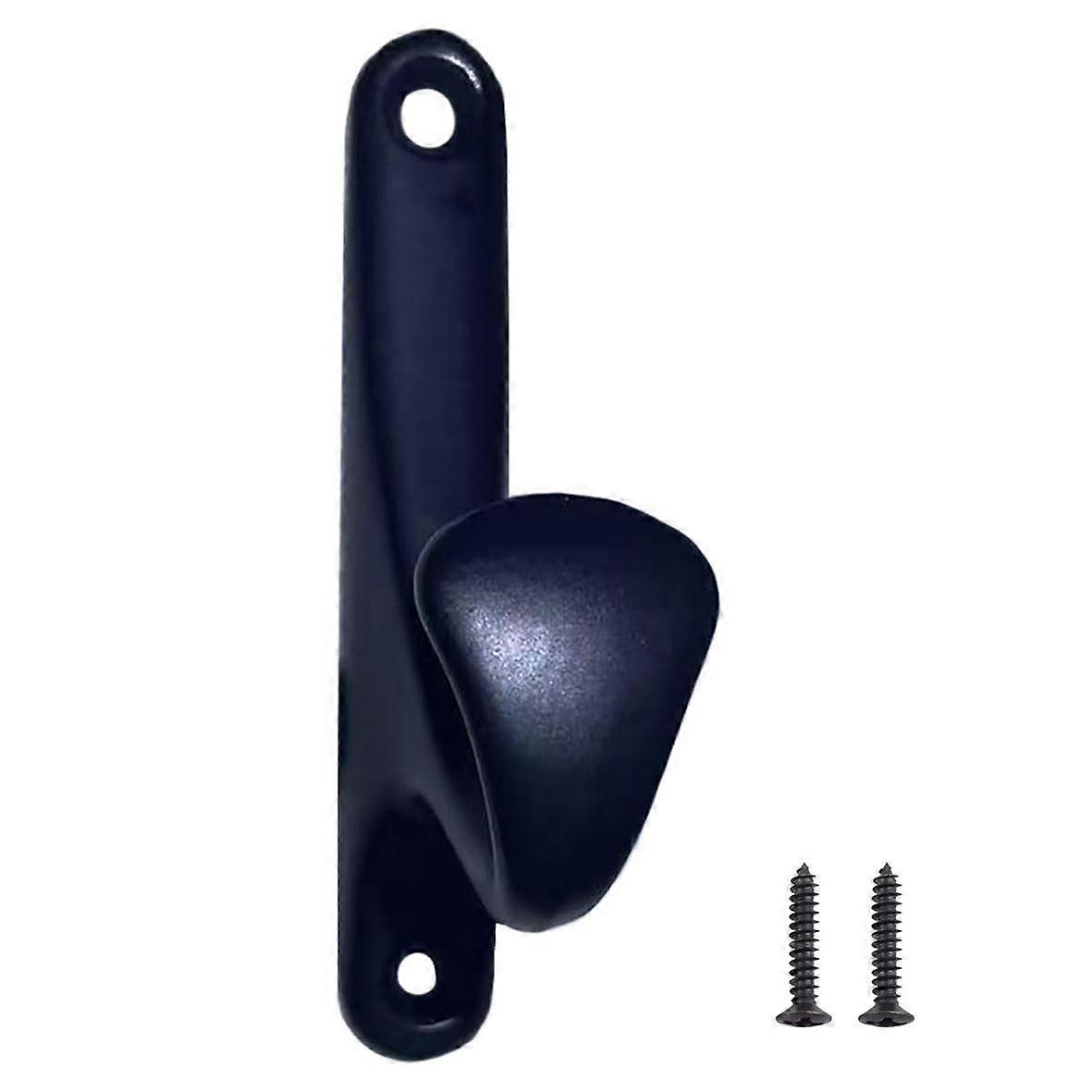 Wall Mounted Coat Hooks Black Metal Single Claw Wardrobe Hooks 5Pack Rustproof Finish