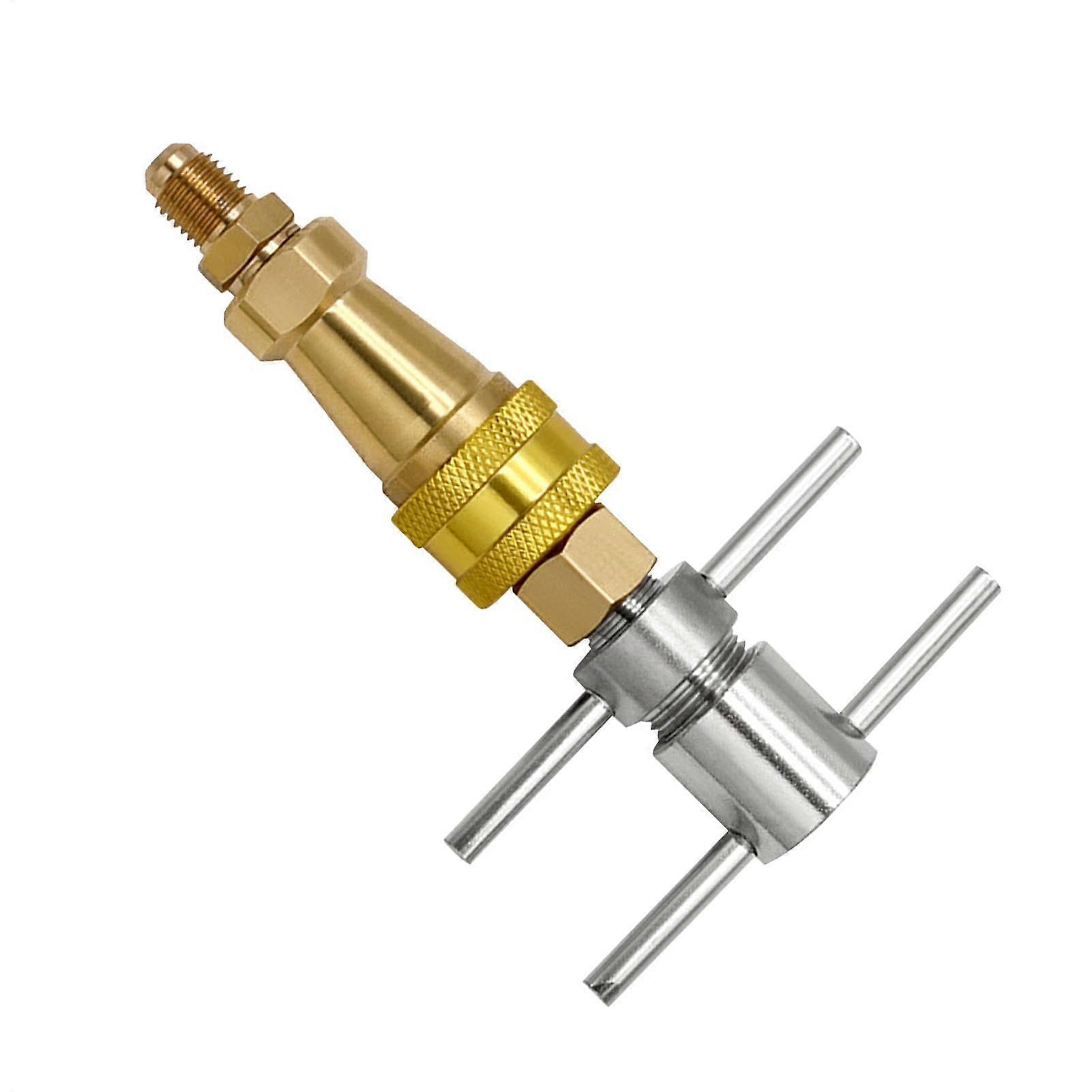 Refrigerator Quick Connector 1/4 Inch Quick Coupling Plug for Copper Pipe Easy PushPull Setup