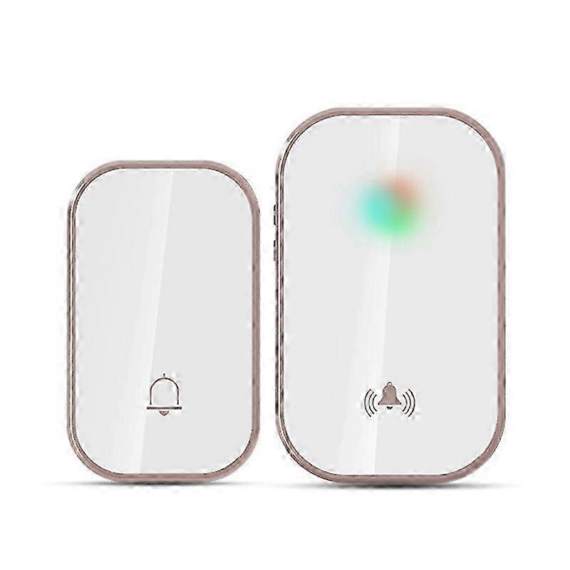 2 in 1 Remote Control Wireless Doorbell - Gold 26s