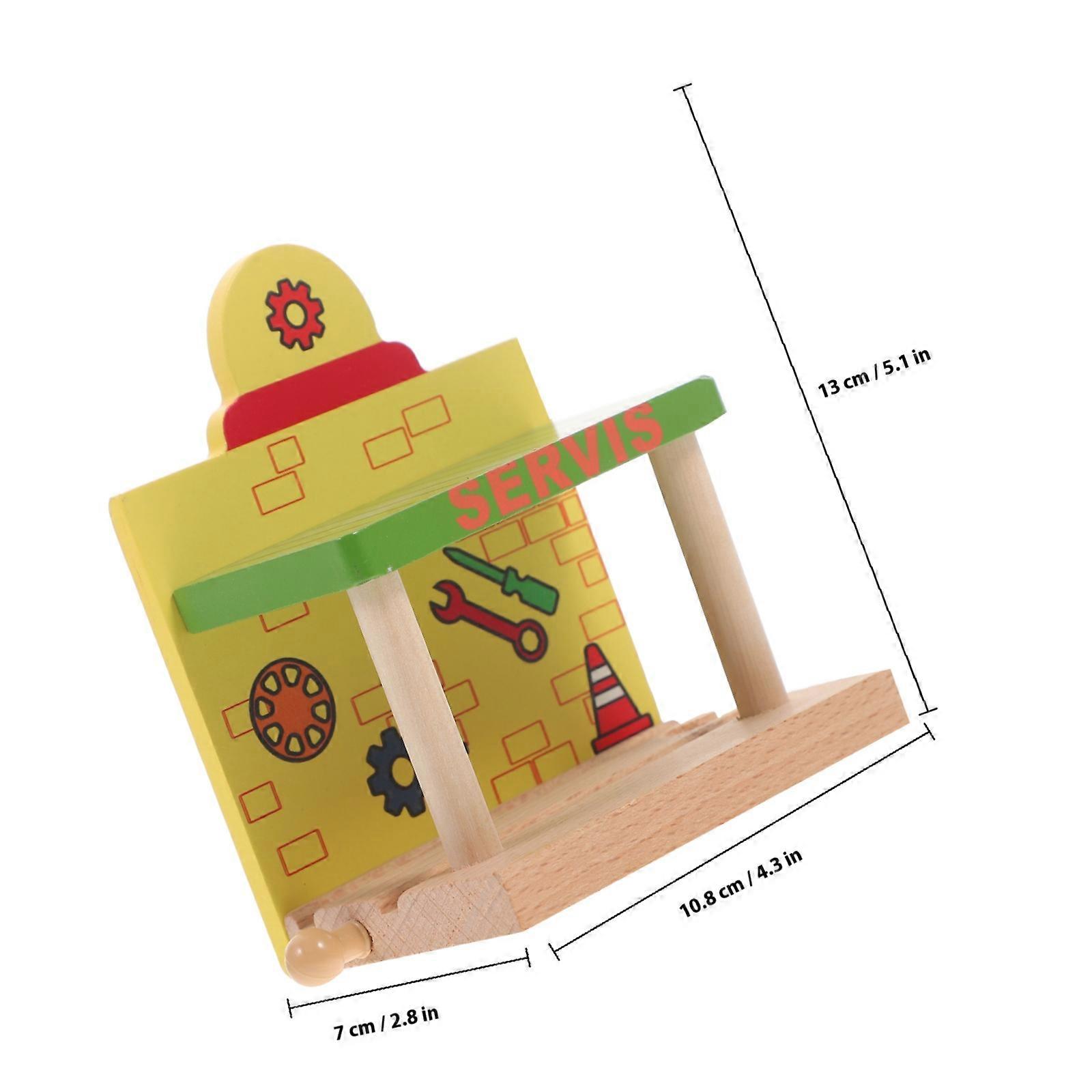 Wooden Train Track Model for Kids Educational DIY