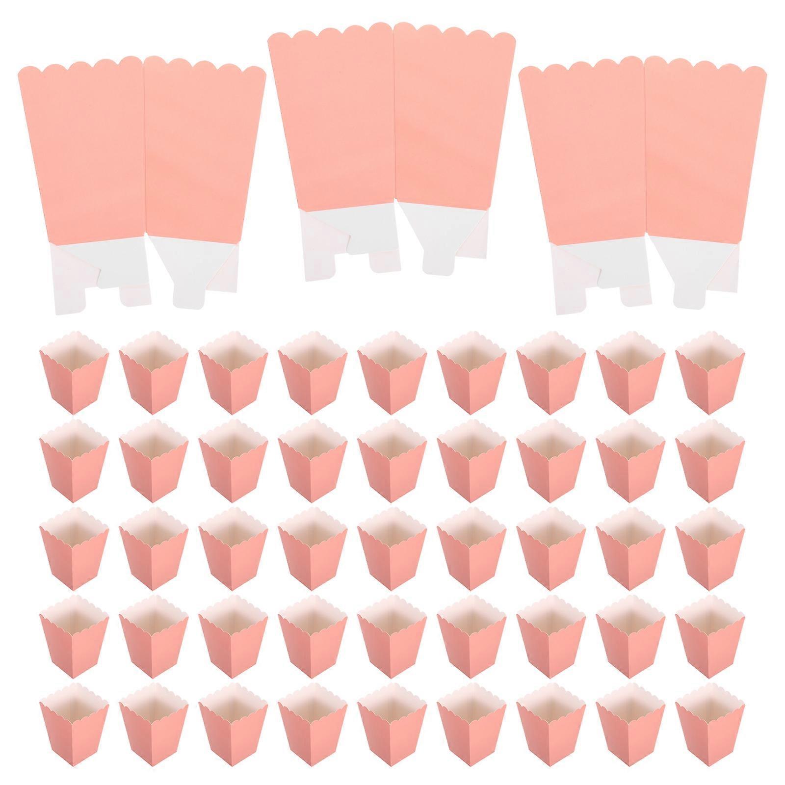 Boxes for Holding Popcorn Use with 48Pcs Portable Snack Containers