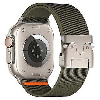 Bracelet de montre en nylon KALEBOL pour Apple Watch Series 11, 10, 42 mm (9, 8, 7), 41 mm (SE3, SE2, SE6, 5, 4) et 40 mm (3, 2, 1, 3).