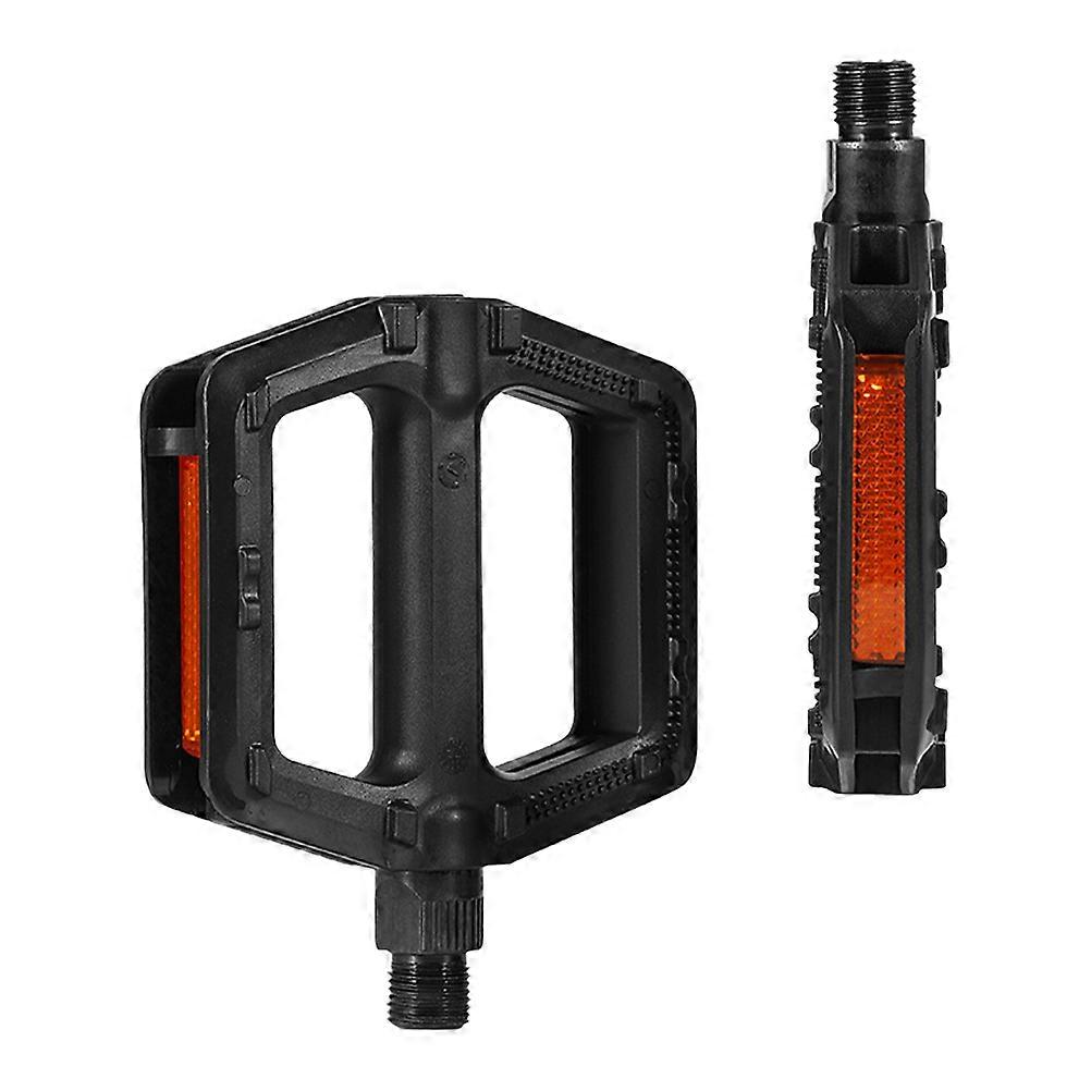 Black Pedals Outdoor Biking Non-Slip Function Mountain Road Use 1 Pair
