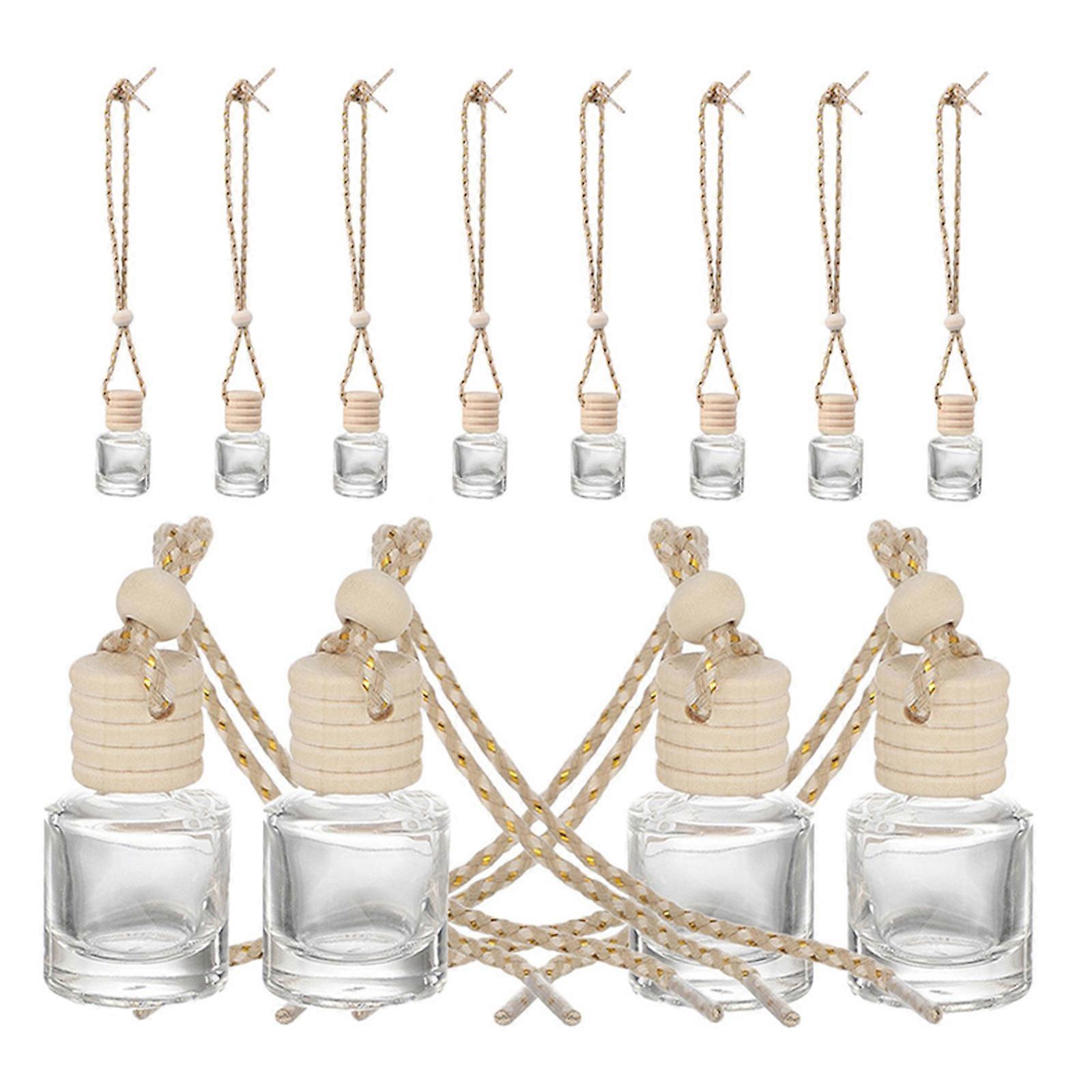 Delicate Perfume Containers for Aroma Diffuser Use 36Pcs Transparent Bottles