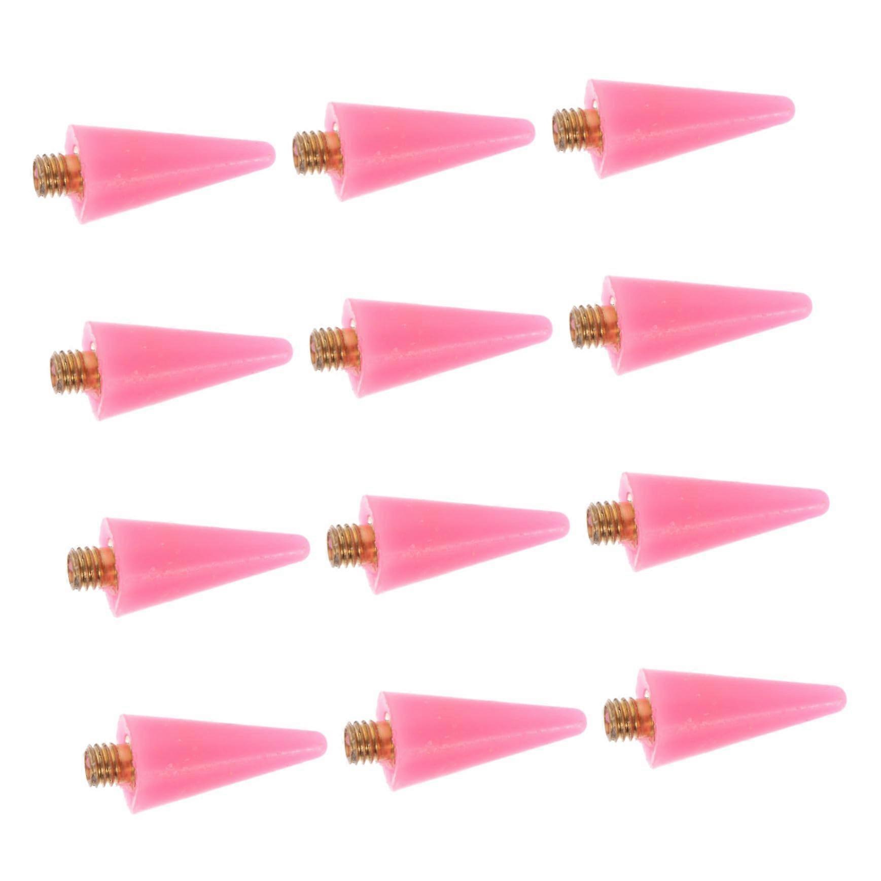 12Pcs Nail Art Wax Pen Tips for Precise Rhinestone Placement, Durable Replacement Heads for Gems