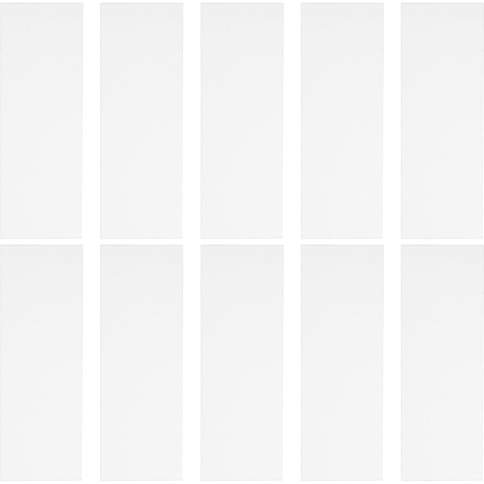 Microscope Slides Optical Glass for Microscope Use 50Pcs with Cover Glass