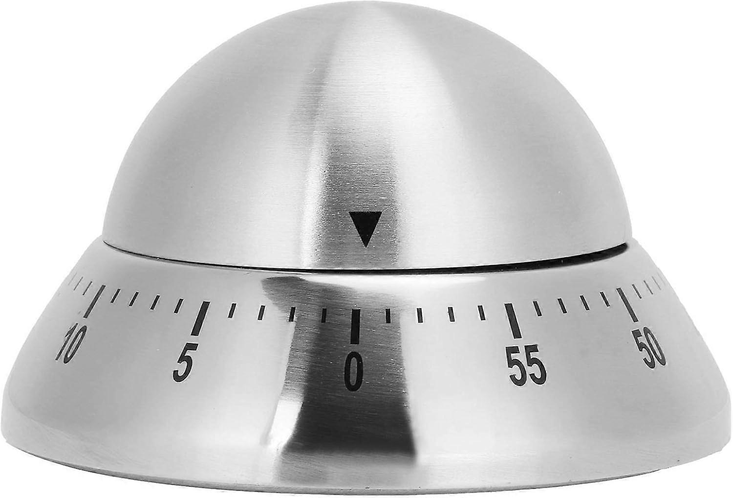 Mechanical Kitchen Timer, Stainless Steel Cooking Timer
