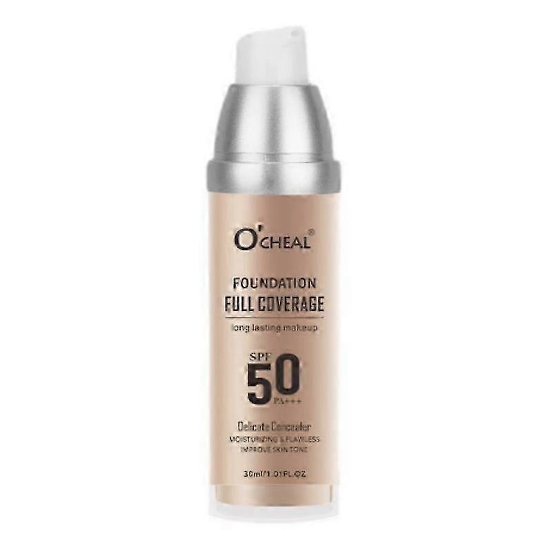 Liquid Foundation with Full Coverage, Long Lasting Hydration, Natural Finish for Mature Skin