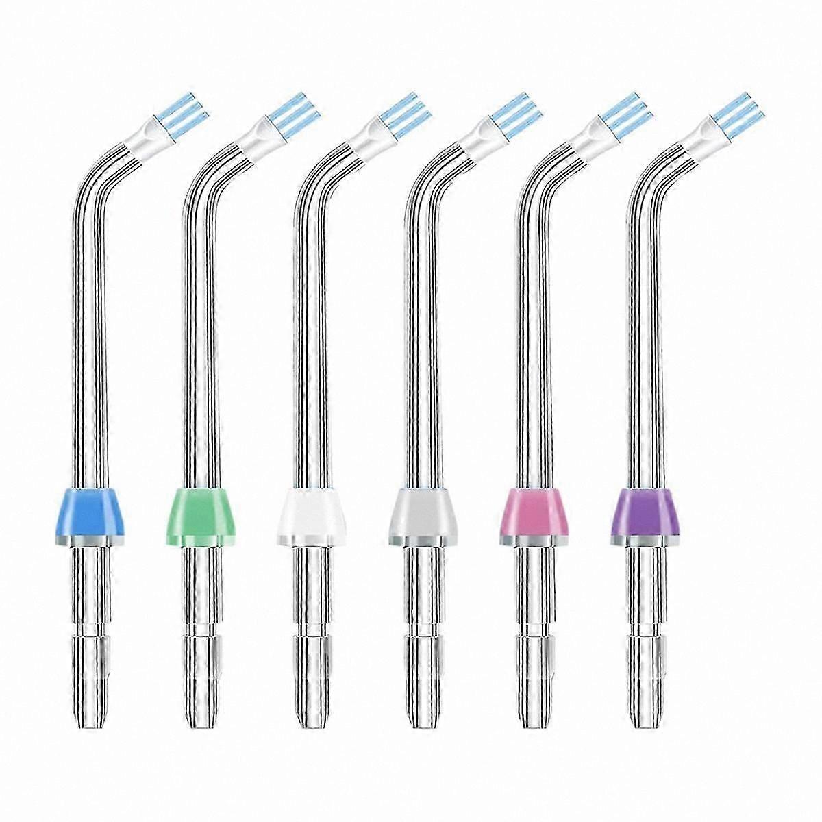 Replacement Flosser Tips, Plaque Removal Compatible with Water Flosser, 6-Pack