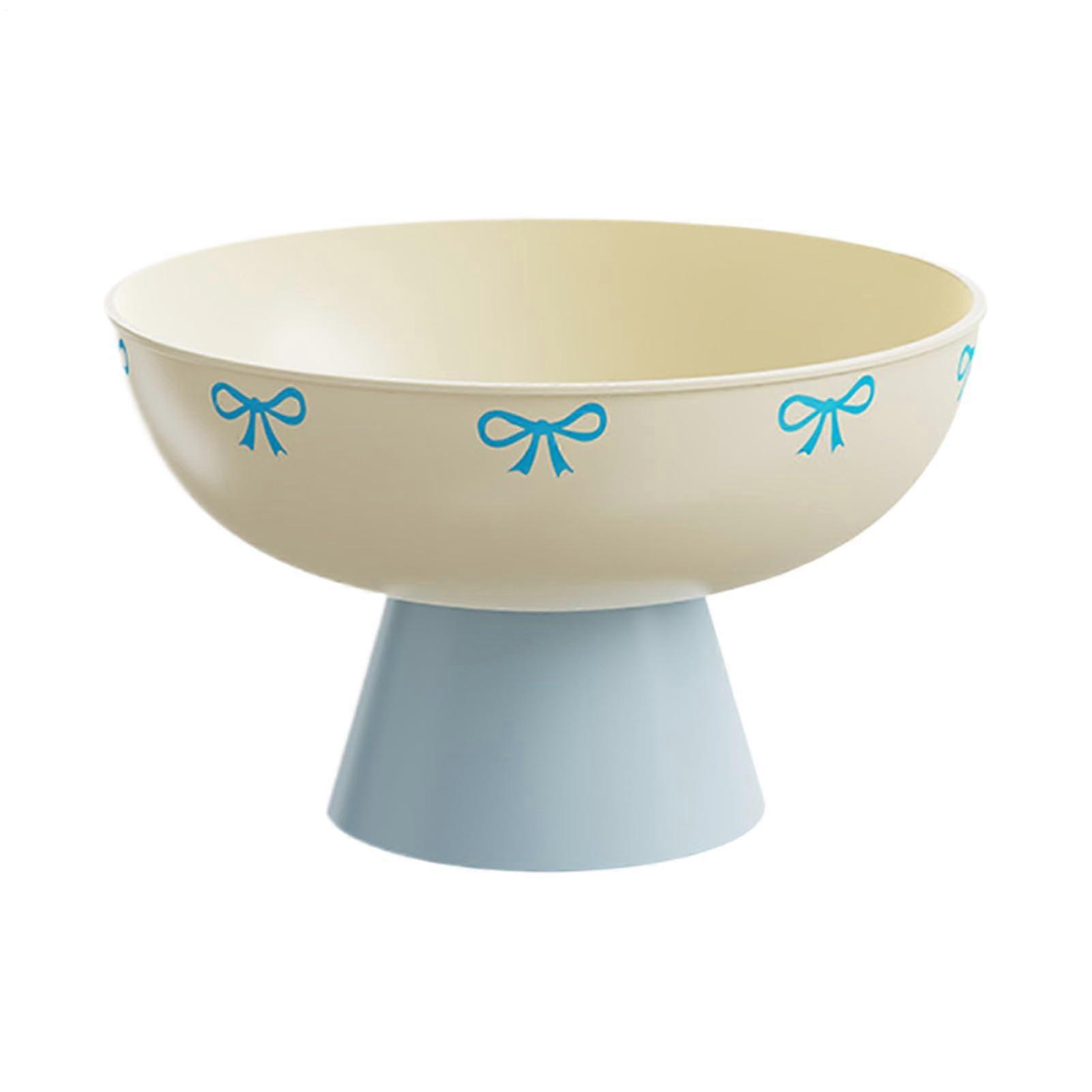 Fruit Serving Tray and Vegetable Draining Basket with Fast Water Drainage for Kitchen Dining Picnic