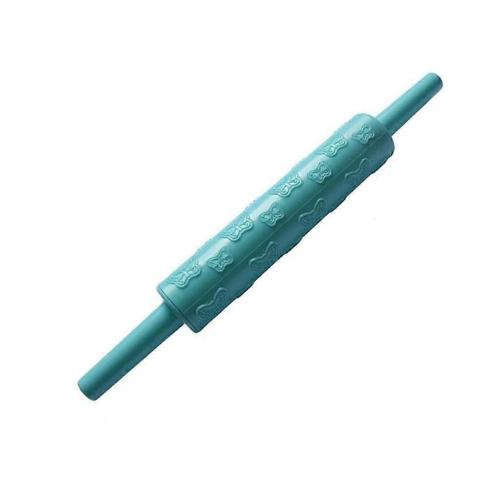 Embossing Rolling Pin with Patterns Non Stick Surface for Clay Cookies Pastry and Crafts