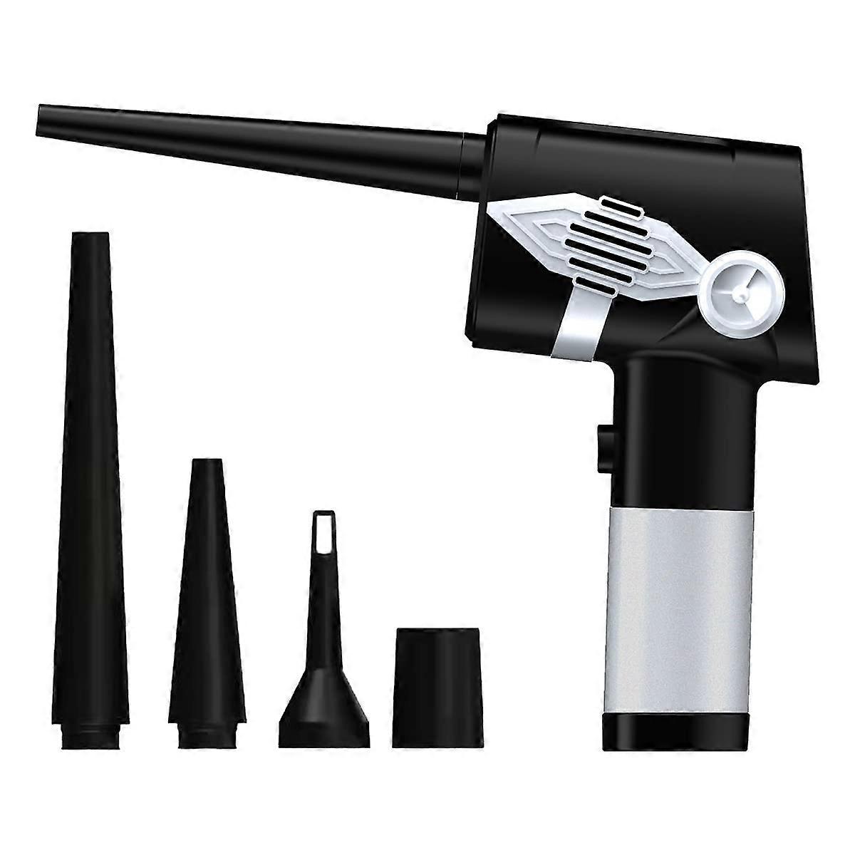 Compressed Air Duster with Battery Display, 5 Speeds, 6000mAh Cordless Air Blower for Computer