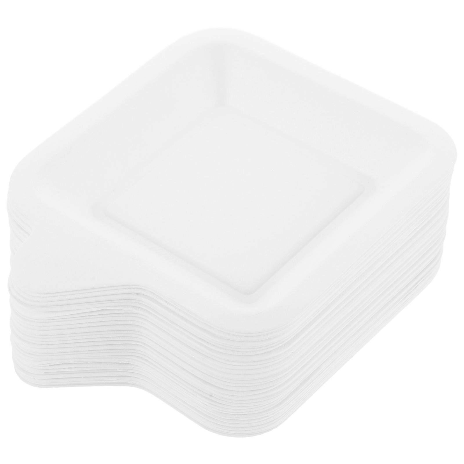 Paper Square for Holding 40Pcs White