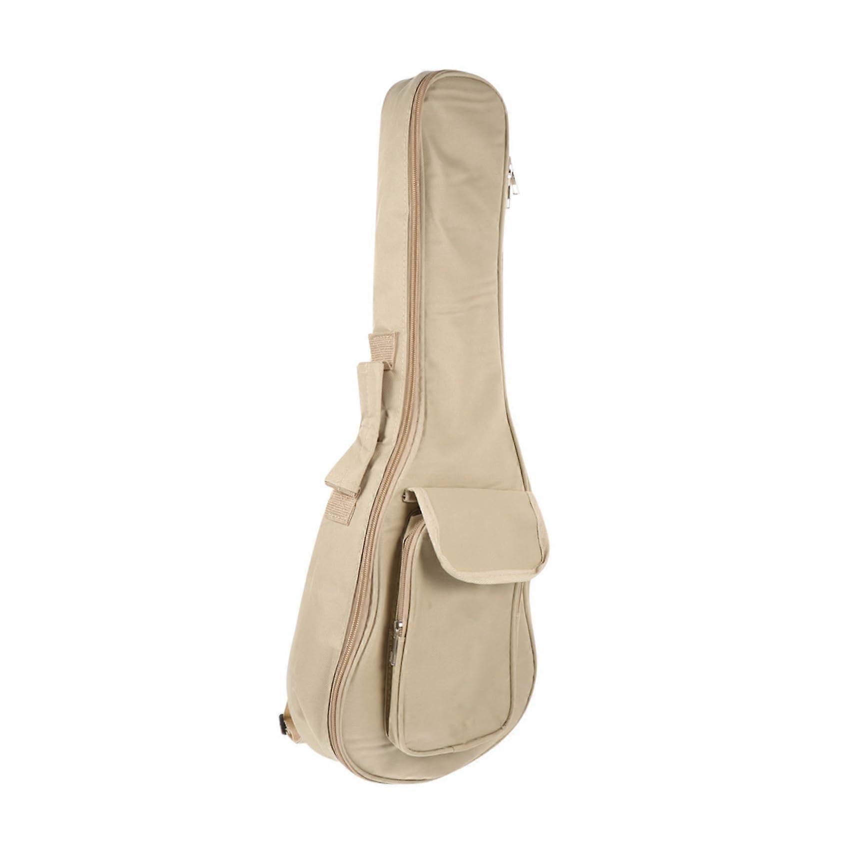 Ukulele Gig Bag with Thickened Sponge Protection, Waterproof Soft Case Backpack with Pockets