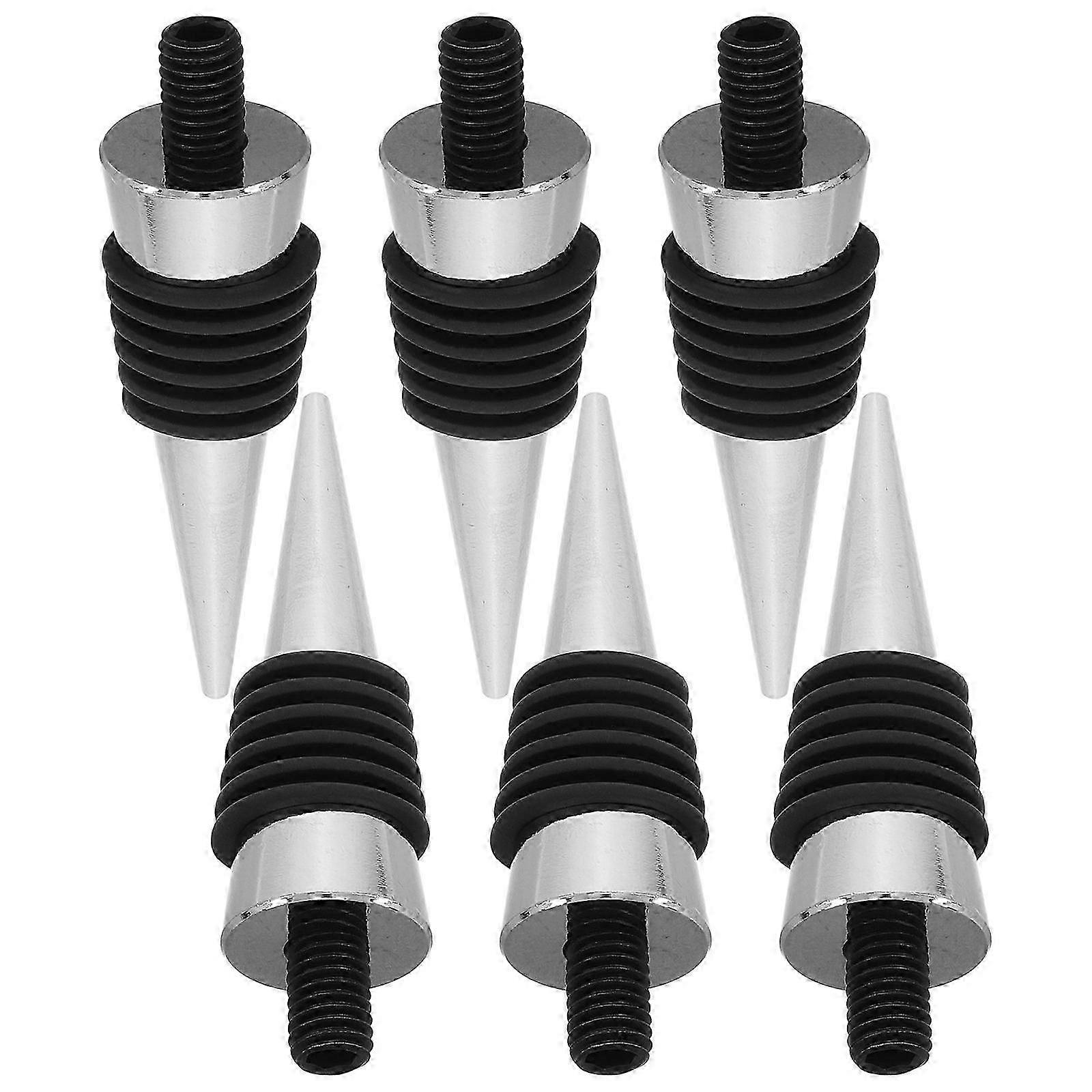 Silver Alloy Screw Seal 6Pcs for DIY Bottles
