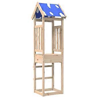 vidaXL Speeltoren Bruin Buitenspelen Moderne Speeltuin Recreatieset Thuisset
