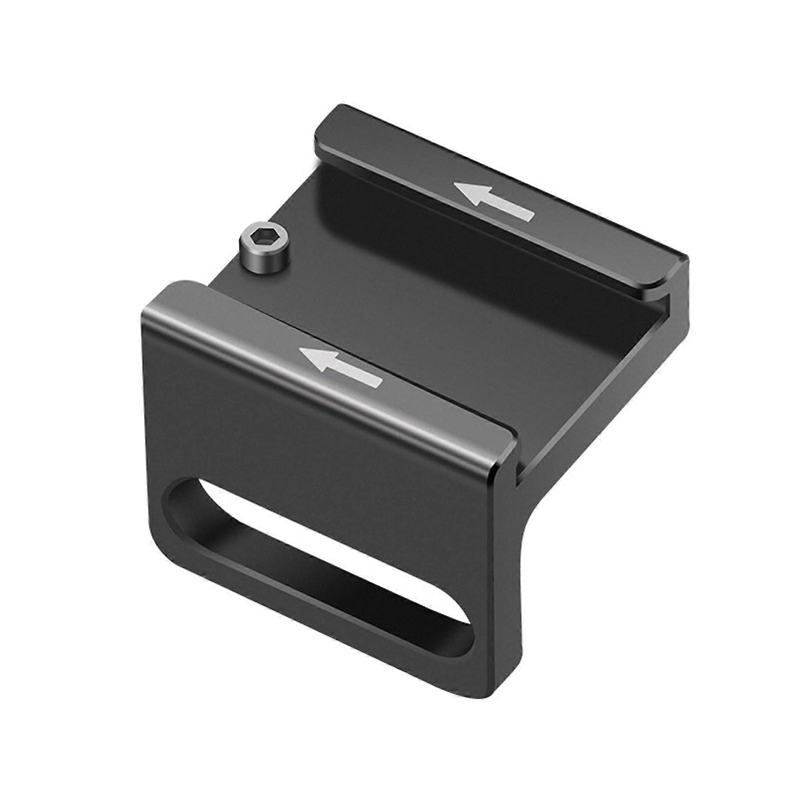 Camera Cold Shoe Mount Aluminum Adapter for Cage Microphone LED Light Secure Photography Setup