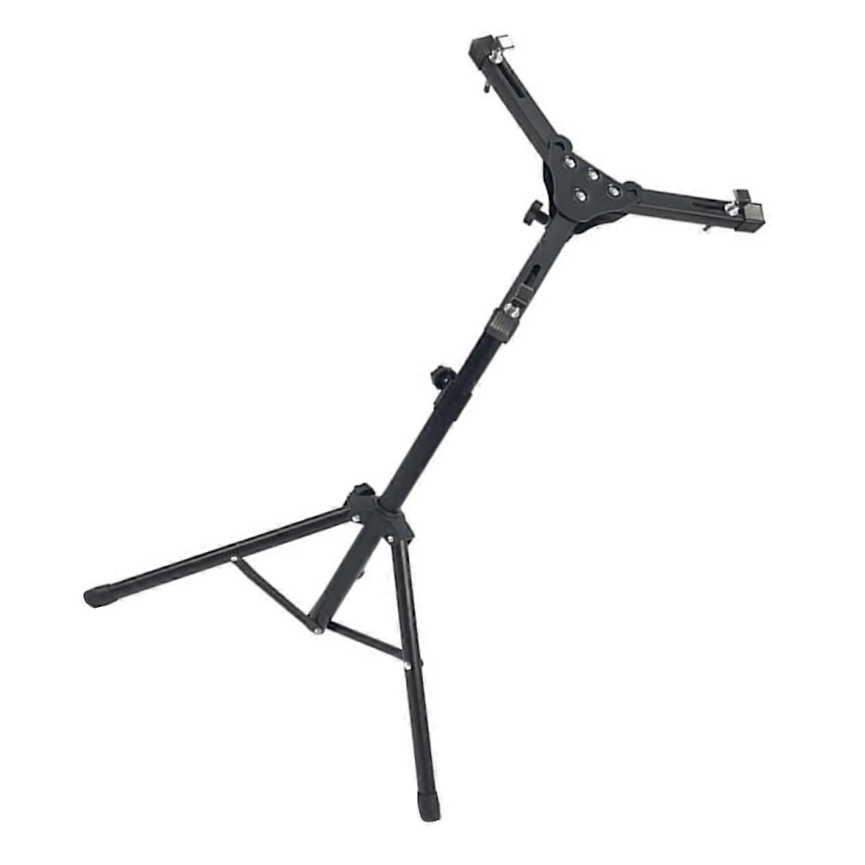 Adjustable Snare Drum Stand with Height Adjustable Design, Foldable Practice Pad Rack and Stick Holder