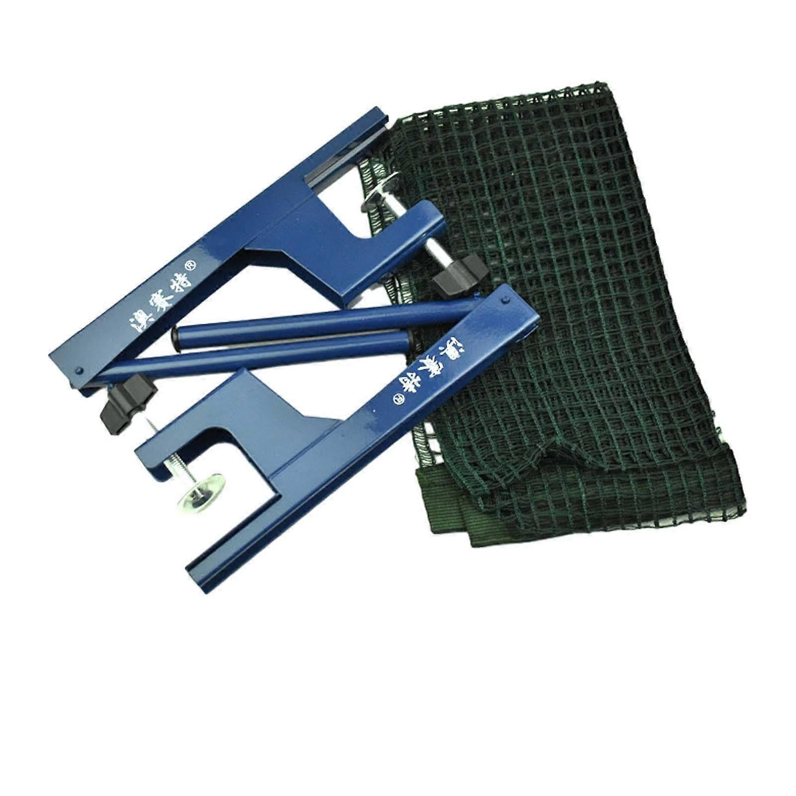 Table Tennis Net and Post Set with Adjustable Tension, Universal Clamp Fit, Foldable Easy Install