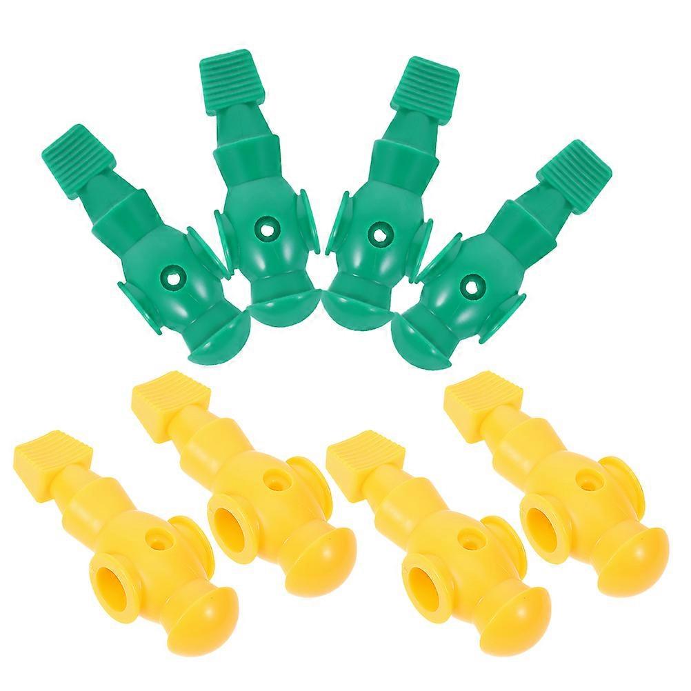 Football Table Soccer Player Dolls for Replacement 8Pcs Durable Plastic Figures
