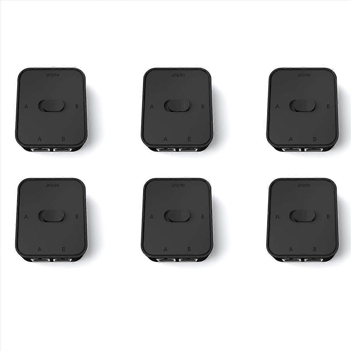 2 Port RJ45 LAN CAT6 Network Switch Selector 1000Mbps