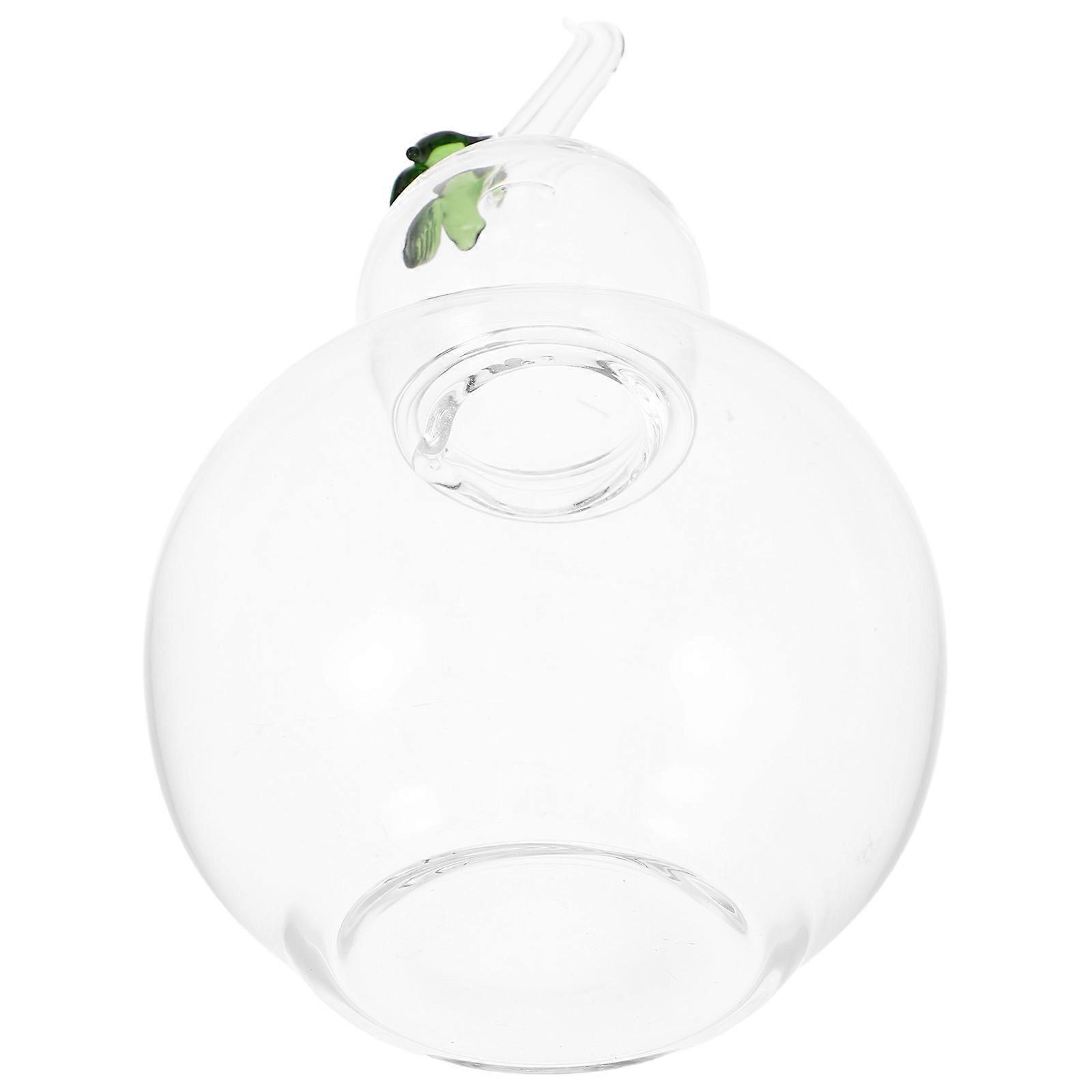 Creative Gourd Candy Holder with Lid for Storage 1 Transparent Jar
