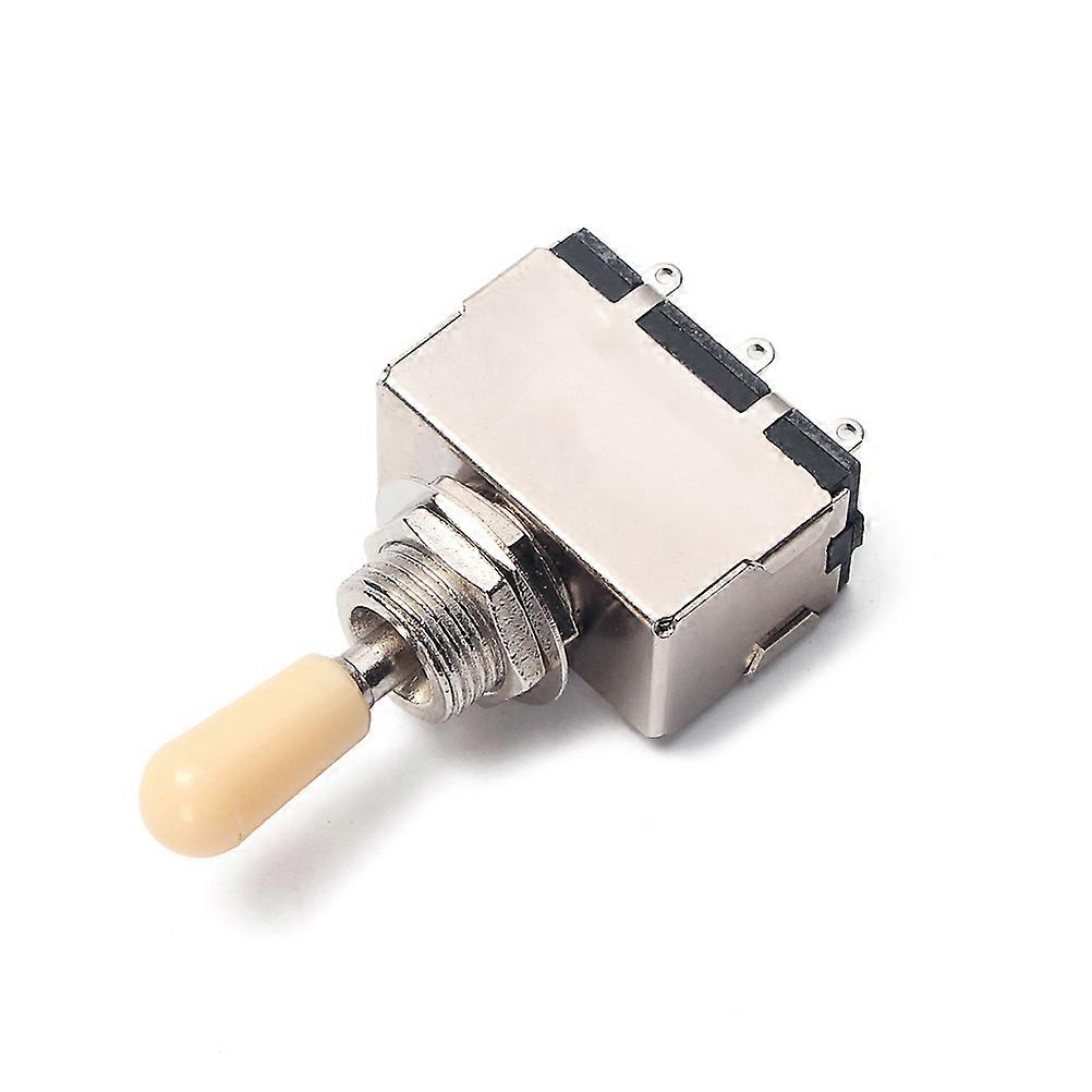 3 Way Pickup Selector Toggle Switch for Guitar Yellow Cap
