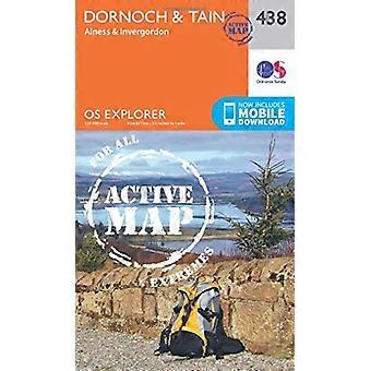 OS Explorer mappa attivo (438) Dornoch e Tain (OS Explorer mappa attiva)