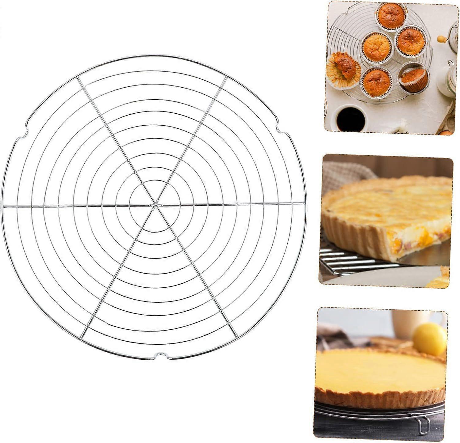 1pc Cooling Rack for Baking Round Bread and Cake Tray Sturdy Bake Tool for