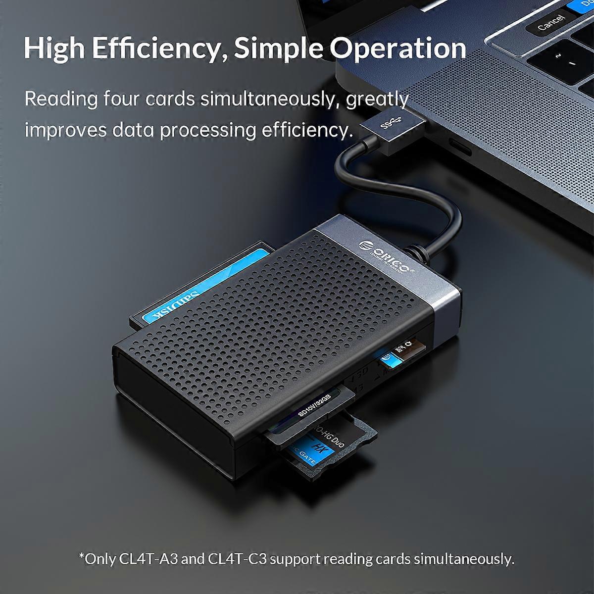 ORICO CL4T-C3 4-in-1 Simultaneously Type-C Multifunction Card Reader